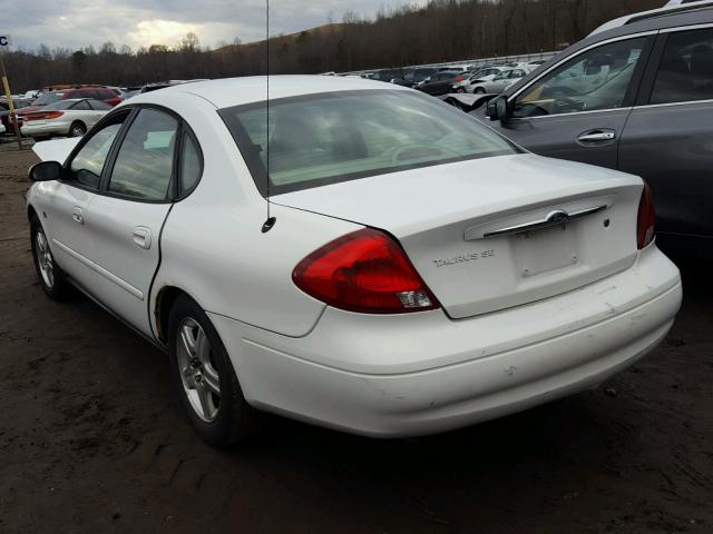 1FAFP56S8YG156159 - 2000 FORD TAURUS SEL WHITE photo 3