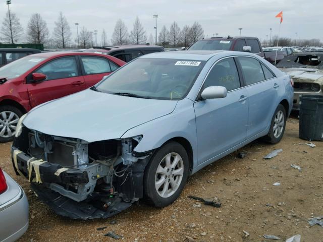 4T4BE46K78R038566 - 2008 TOYOTA CAMRY CE BLUE photo 2