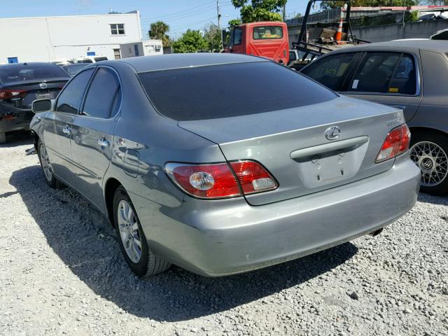 JTHBA30G540018079 - 2004 LEXUS ES 330 GRAY photo 3