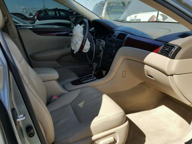 JTHBA30G540018079 - 2004 LEXUS ES 330 GRAY photo 5