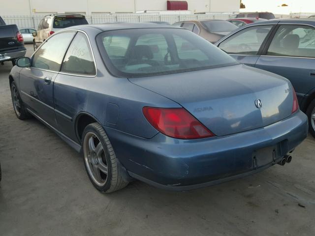 19UYA1152VL012206 - 1997 ACURA 2.2CL BLUE photo 3