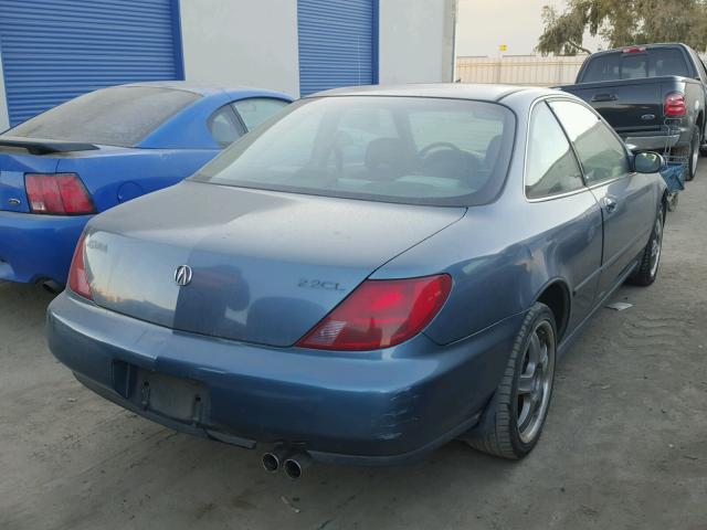 19UYA1152VL012206 - 1997 ACURA 2.2CL BLUE photo 4