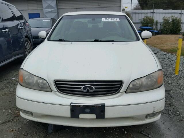 JNKDA31A32T015177 - 2002 INFINITI I35 WHITE photo 9