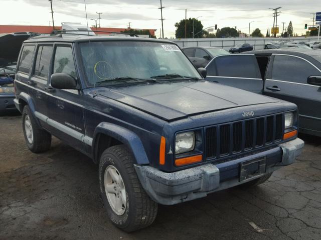 1J4FT48S3YL222311 - 2000 JEEP CHEROKEE S BLUE photo 1