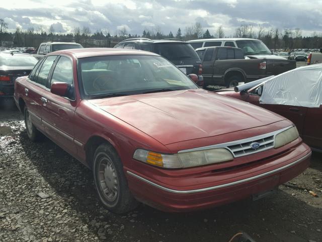 2FALP74W6VX180163 - 1997 FORD CROWN VICT RED photo 1