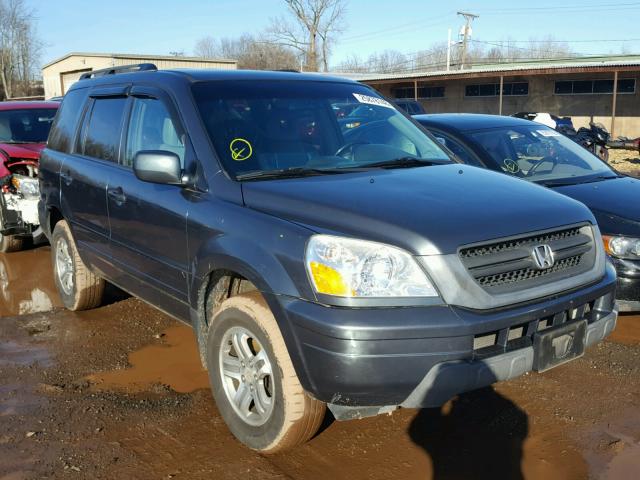 2HKYF18553H561731 - 2003 HONDA PILOT EXL TURQUOISE photo 1