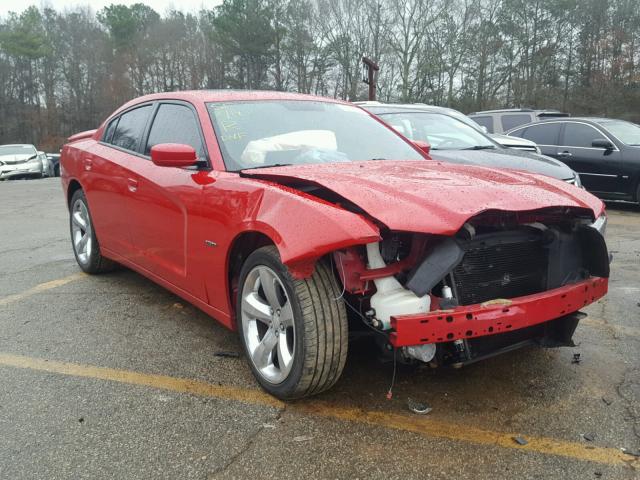 2C3CDXCT4DH522068 - 2013 DODGE CHARGER R/ RED photo 1