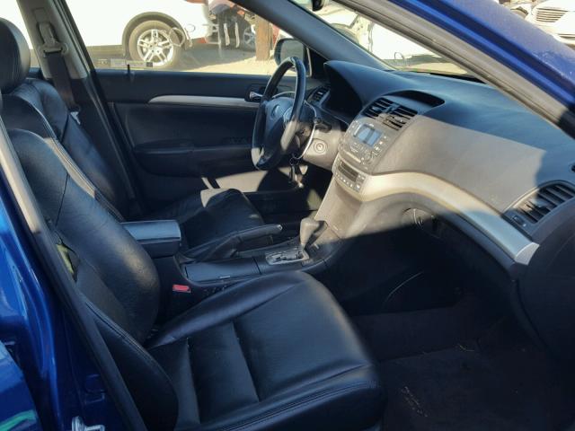 JH4CL96894C005271 - 2004 ACURA TSX BLUE photo 5