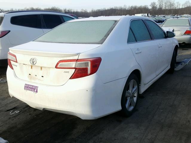 4T1BF1FK8EU841727 - 2014 TOYOTA CAMRY L WHITE photo 4