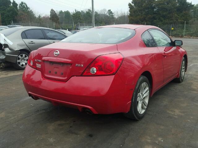 1N4AL2EP2CC205602 - 2012 NISSAN ALTIMA S RED photo 4