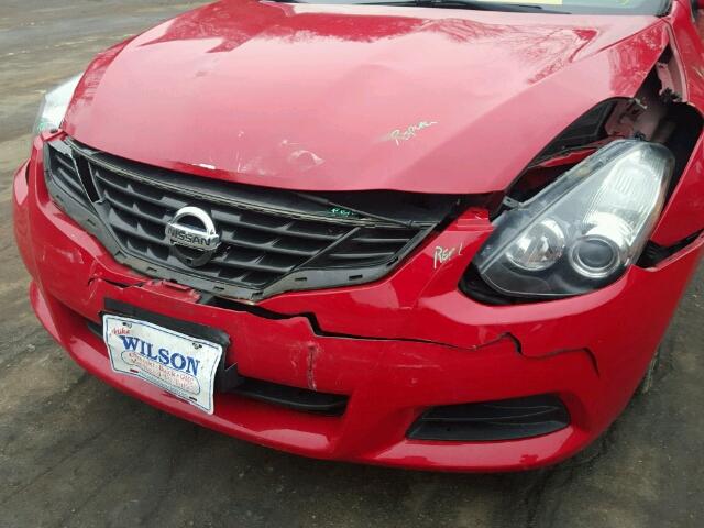 1N4AL2EP2CC205602 - 2012 NISSAN ALTIMA S RED photo 9