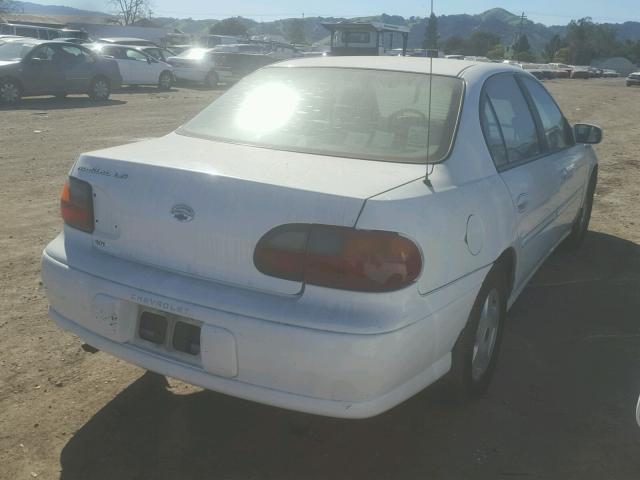 1G1NE52J91M586713 - 2001 CHEVROLET MALIBU LS WHITE photo 4