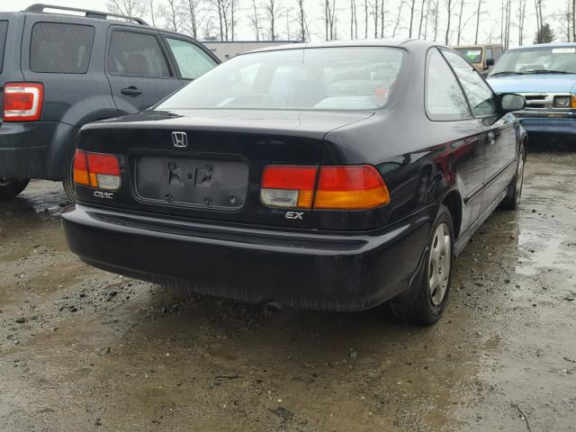 1HGEJ8149WL073167 - 1998 HONDA CIVIC EX BLACK photo 4