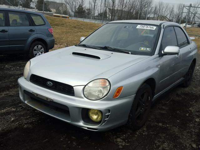 JF1GD29673G507565 - 2003 SUBARU IMPREZA WR SILVER photo 2