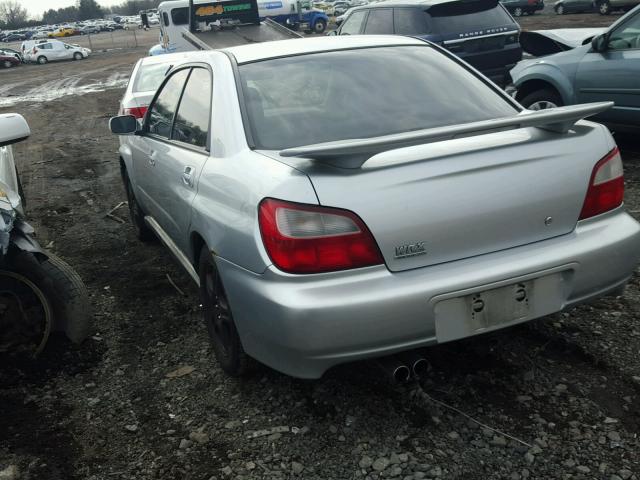 JF1GD29673G507565 - 2003 SUBARU IMPREZA WR SILVER photo 3