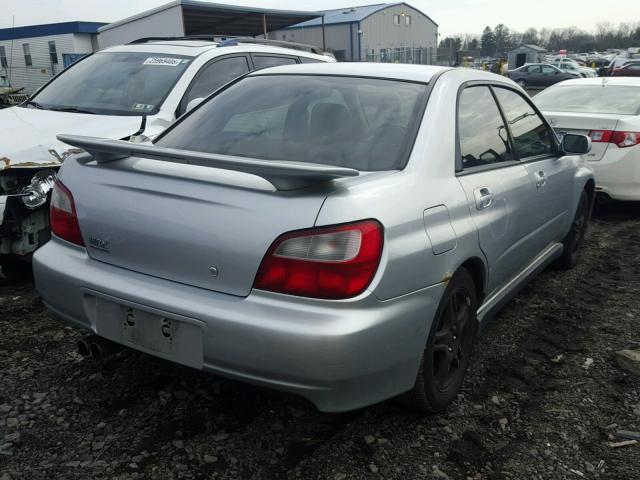 JF1GD29673G507565 - 2003 SUBARU IMPREZA WR SILVER photo 4