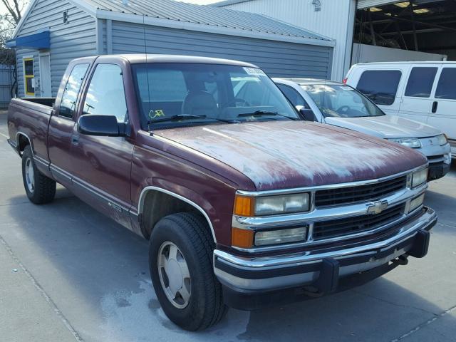 2GCEK19K4R1294935 - 1994 CHEVROLET GMT-400 K1 BURGUNDY photo 3