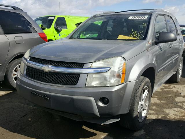 2CNDL63F956045007 - 2005 CHEVROLET EQUINOX LT GRAY photo 2