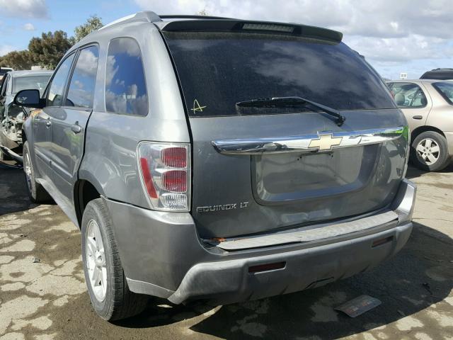 2CNDL63F956045007 - 2005 CHEVROLET EQUINOX LT GRAY photo 3