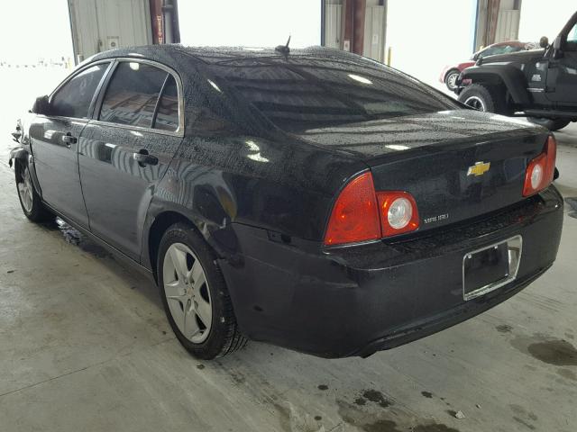 1G1ZB5EB3AF225934 - 2010 CHEVROLET MALIBU LS BLACK photo 3