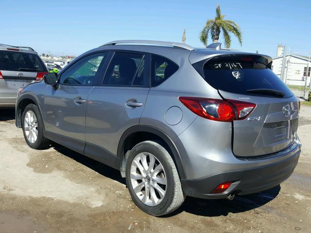 JM3KE2DY9F0518386 - 2015 MAZDA CX-5 GT SILVER photo 3