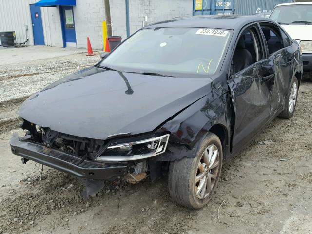 3VWDX7AJ0BM366034 - 2011 VOLKSWAGEN JETTA SE BLACK photo 2