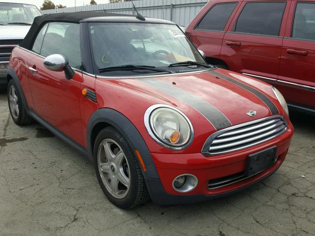 WMWMR33589TU95024 - 2009 MINI COOPER RED photo 1