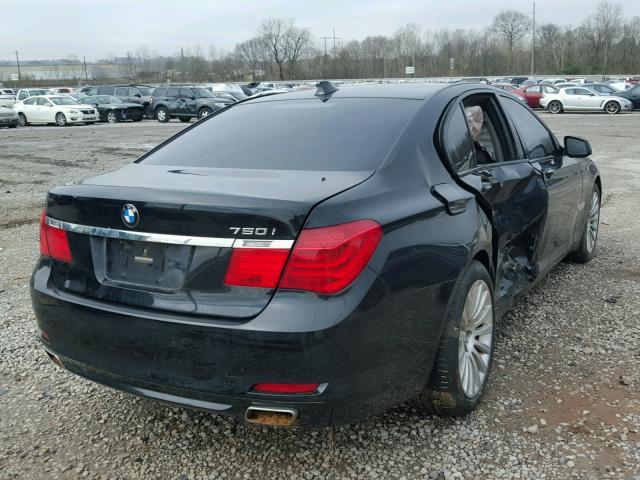 WBAKA83539CY33926 - 2009 BMW 750 I BLACK photo 4