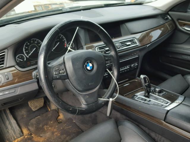 WBAKA83539CY33926 - 2009 BMW 750 I BLACK photo 9
