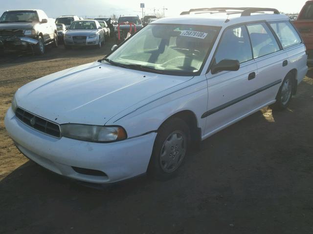 4S3BK4358W6321033 - 1998 SUBARU LEGACY L WHITE photo 2