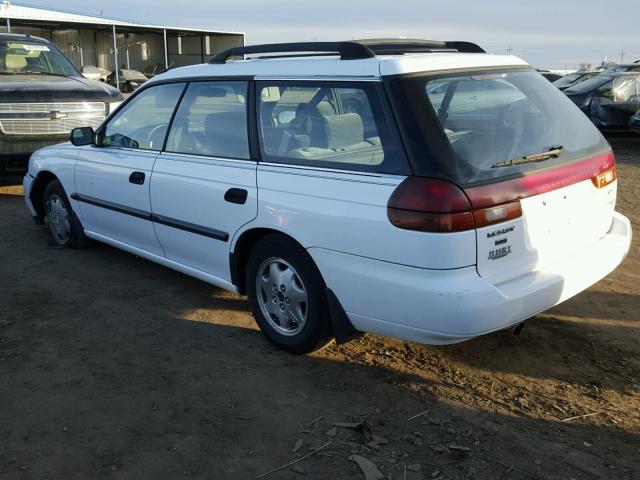 4S3BK4358W6321033 - 1998 SUBARU LEGACY L WHITE photo 3