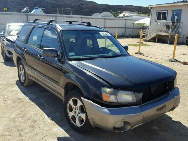 JF1SG65623H769440 - 2003 SUBARU FORESTER 2 BLACK photo 1