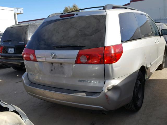 5TDZA23C86S562501 - 2006 TOYOTA SIENNA CE CREAM photo 4