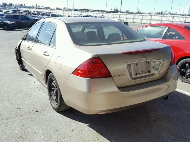 1HGCM55466A030263 - 2006 HONDA ACCORD LX GOLD photo 3