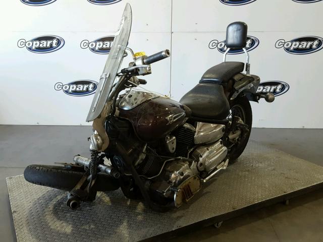 JYAVP11Y37A010615 - 2007 YAMAHA XVS1100 MAROON photo 2