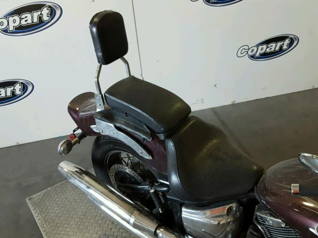 JYAVP11Y37A010615 - 2007 YAMAHA XVS1100 MAROON photo 6