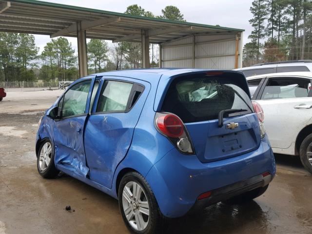 KL8CB6S95DC588450 - 2013 CHEVROLET SPARK LS BLUE photo 3