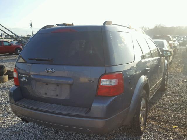 1FMZK02175GA66725 - 2005 FORD FREESTYLE BLUE photo 4