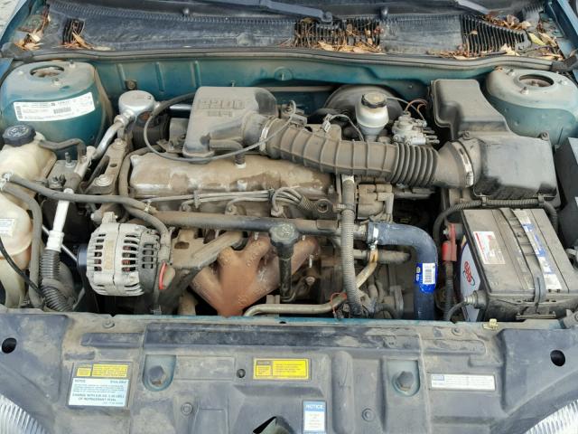 1G1JC5243X7193330 - 1999 CHEVROLET CAVALIER GREEN photo 7