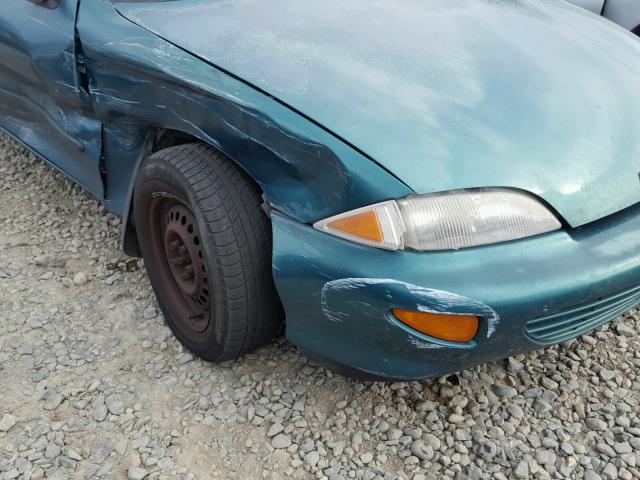 1G1JC5243X7193330 - 1999 CHEVROLET CAVALIER GREEN photo 9