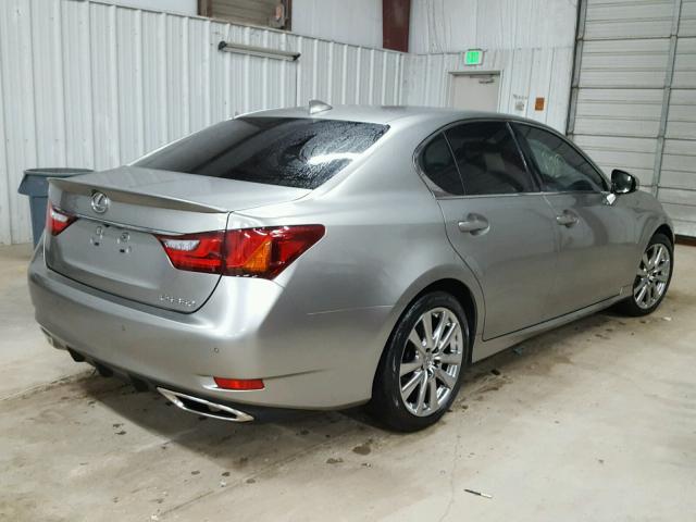 JTHBE1BL4FA005730 - 2015 LEXUS GS 350 GRAY photo 4