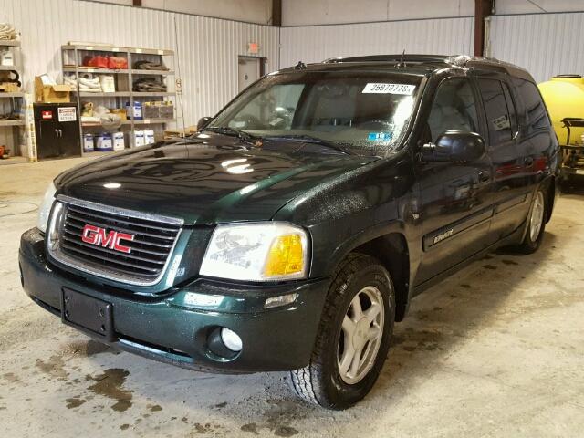 1GKET12P046175319 - 2004 GMC ENVOY XUV GREEN photo 2