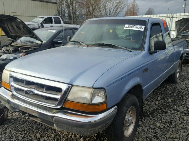 1FTYR14C9WPB23816 - 1998 FORD RANGER SUP BLUE photo 2