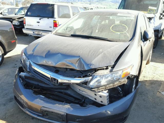 19XFB2F8XCE305854 - 2012 HONDA CIVIC EX გრაფიტი ფოტო 2