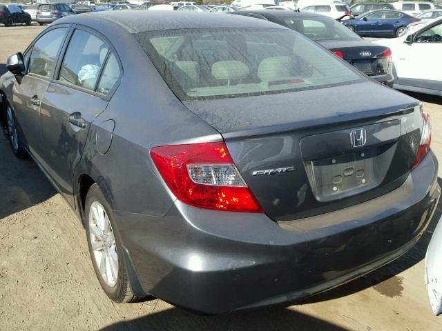 19XFB2F8XCE305854 - 2012 HONDA CIVIC EX გრაფიტი ფოტო 3