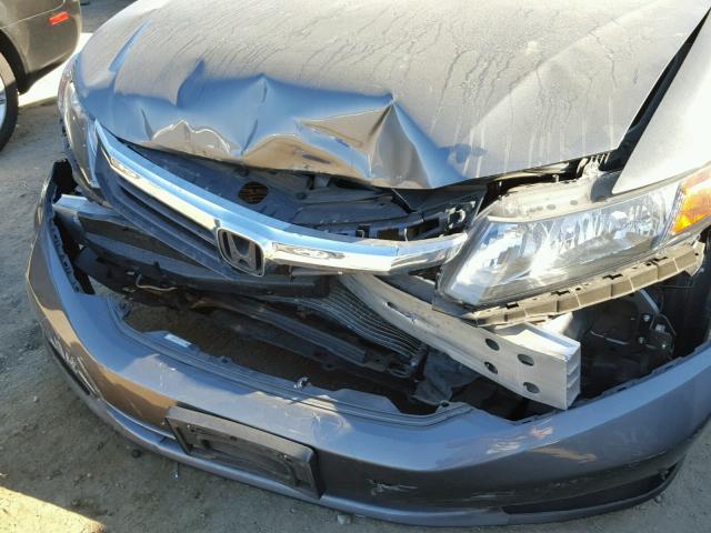 19XFB2F8XCE305854 - 2012 HONDA CIVIC EX გრაფიტი ფოტო 9