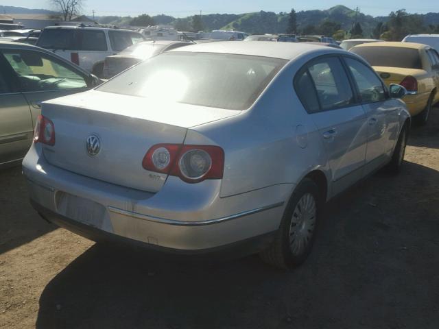 WVWJK73CX7P053626 - 2007 VOLKSWAGEN PASSAT SILVER photo 4