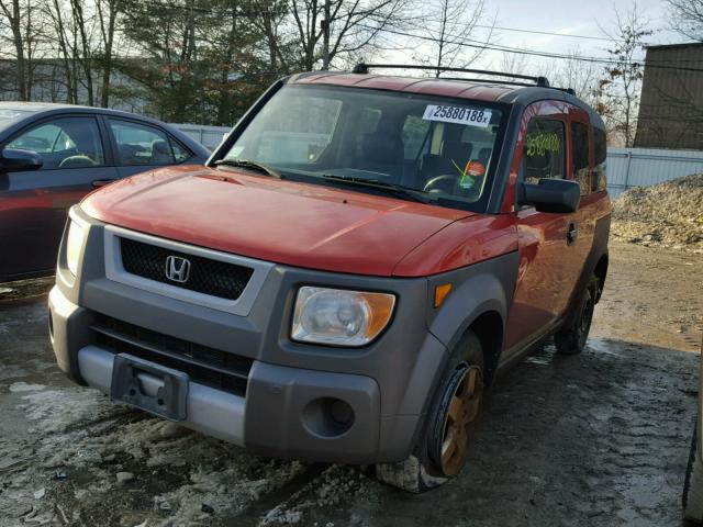 5J6YH18593L000772 - 2003 HONDA ELEMENT EX ORANGE photo 2