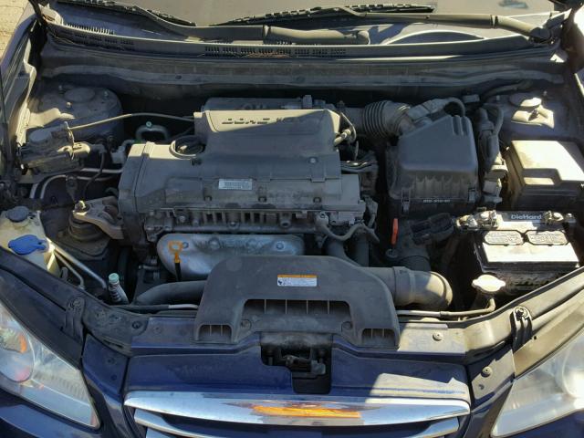 KMHDU4AD5AU840991 - 2010 HYUNDAI ELANTRA BL BLUE photo 7