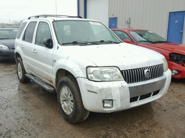 4M2YU56175DJ25169 - 2005 MERCURY MARINER WHITE photo 1